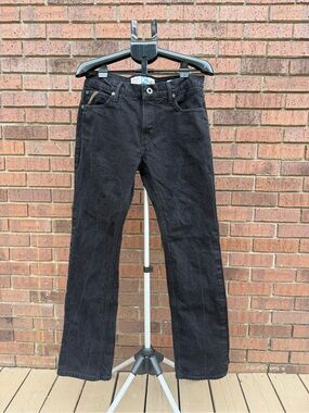 Ariat Legacy M7 Slim Fit Straight Leg Black Denim Jeans Mens Size 34 X 36 EUC
